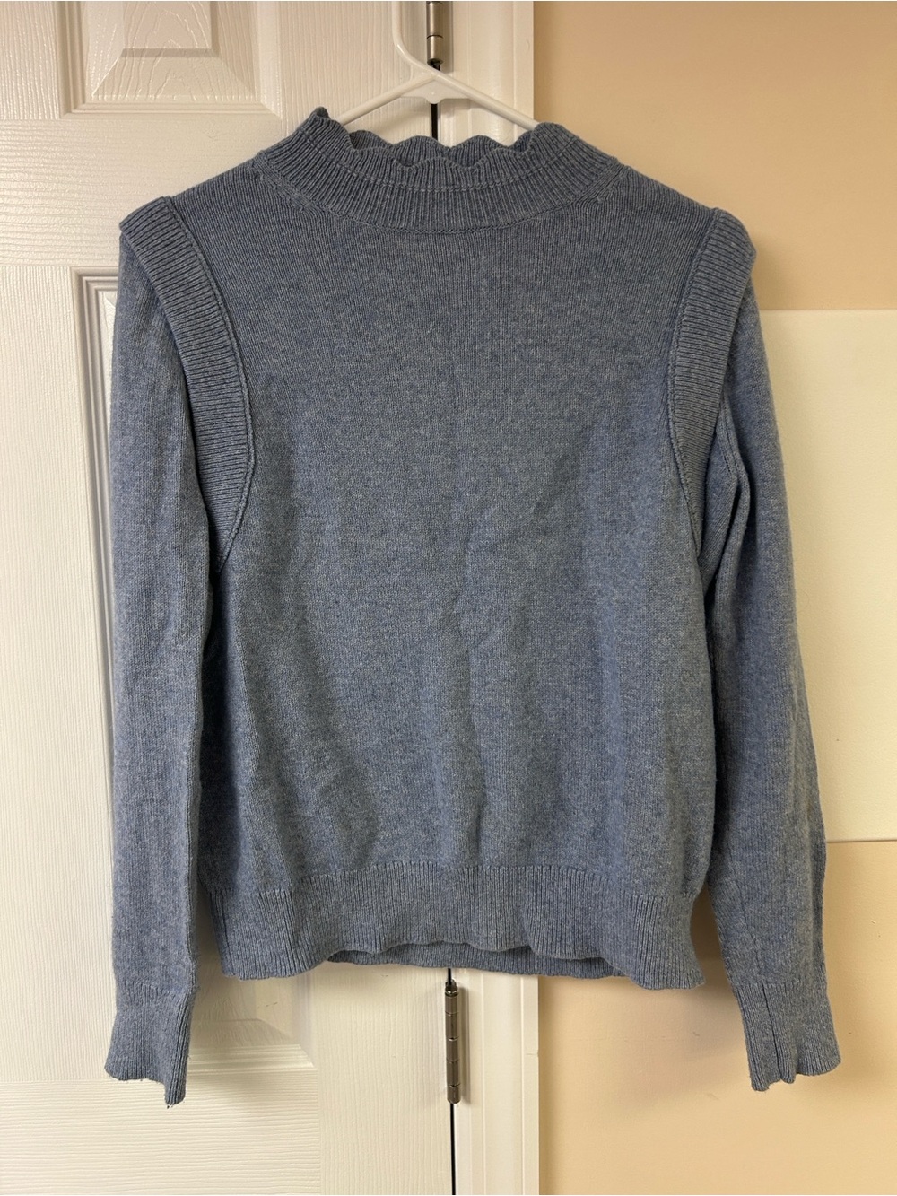 Hush Wool Blend Scalloped Sweater